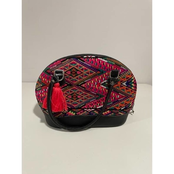 Hand Made Leather Purse, Vibrant Colors.